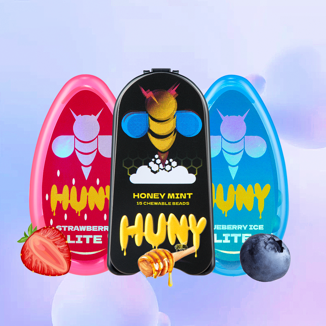 HUNY Mints - World’s FIRST Arecoline Mint, The Newest Party Essential, Arecoline Honey, 5 Flavors, Perfect Pairing for Your Night Out